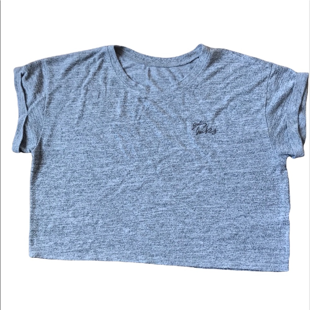 Gilly Hicks Round Neck Crop Top